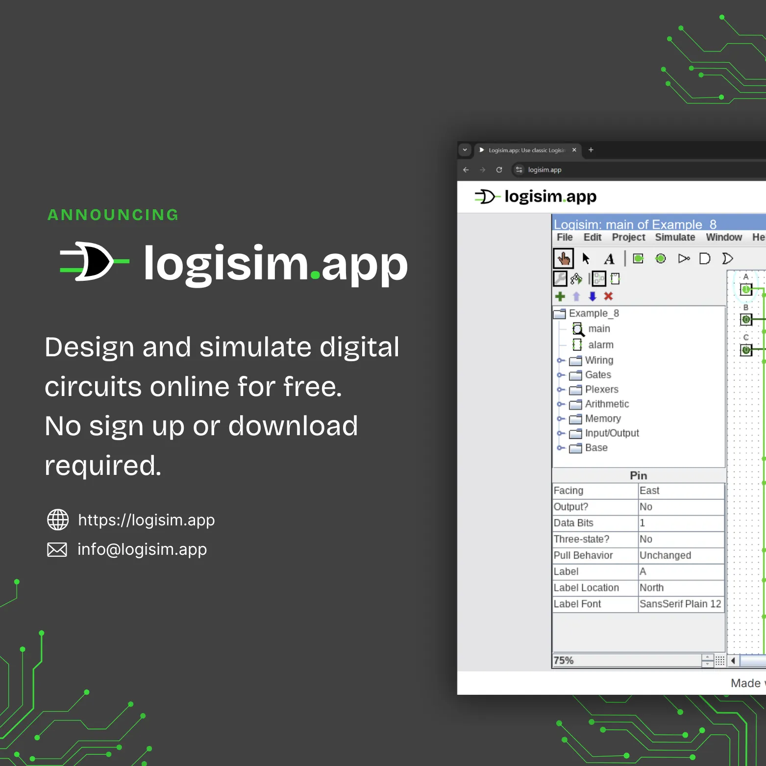 Announcing Logisim.app